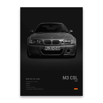 evernize™ Dark Car Posters