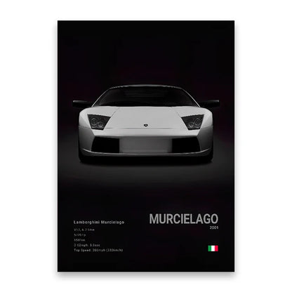 evernize™ Dark Car Posters