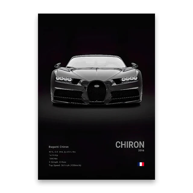 evernize™ Dark Car Posters